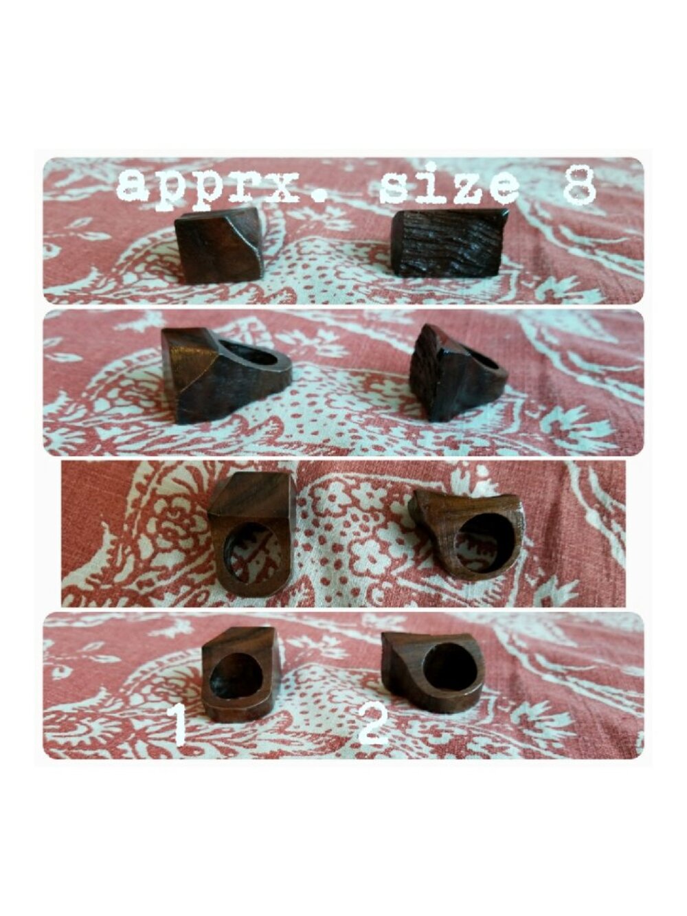 Handmade Wooden Rings